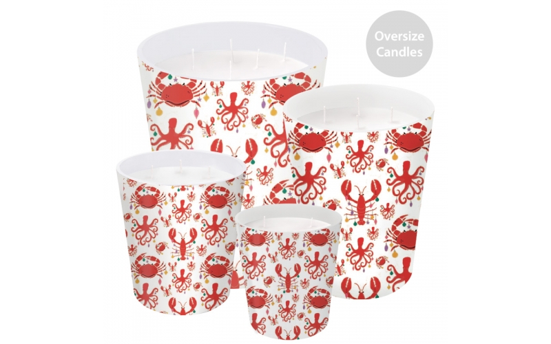 ST FUTURE Playful Red Sea Creature Oversize Candles Luxurious scented candles distributor quotation