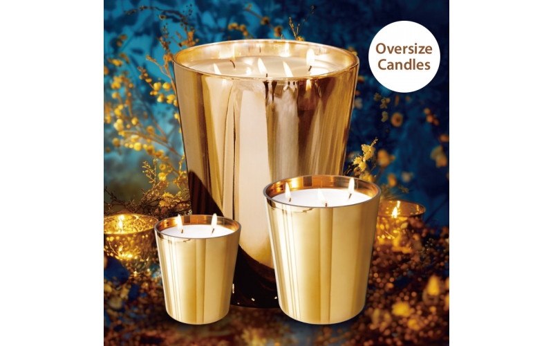 ST FUTURE Luxury Gold Oversize Candles: Opulent Ambience Creator distributor  industrial