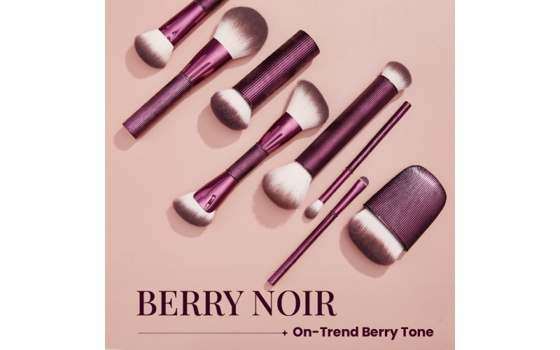 St Future Berry Noir On-Trend Berry Tone Modern Lines Brush