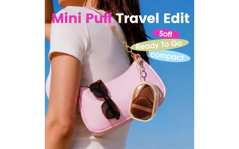 St Future Mini Puff Travel Edit Double-Sided Perfecting  Puff Set  Travel Mini Sponge Set Mini Travel Puff Set manufacturer  distributor production