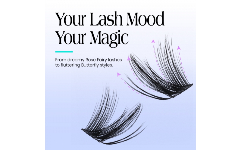St Future Your Lash Mood Your Magic Rose Fairy Lashes Butterfly Style Lashes manufacturer  ccsupplier production